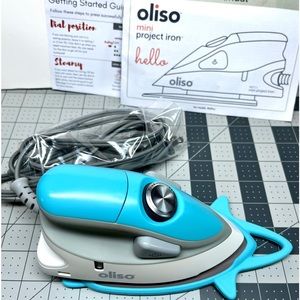Oliso M2Pro Mini Project Iron Detailer Press Tap Water Steam Quilt Sew Craft